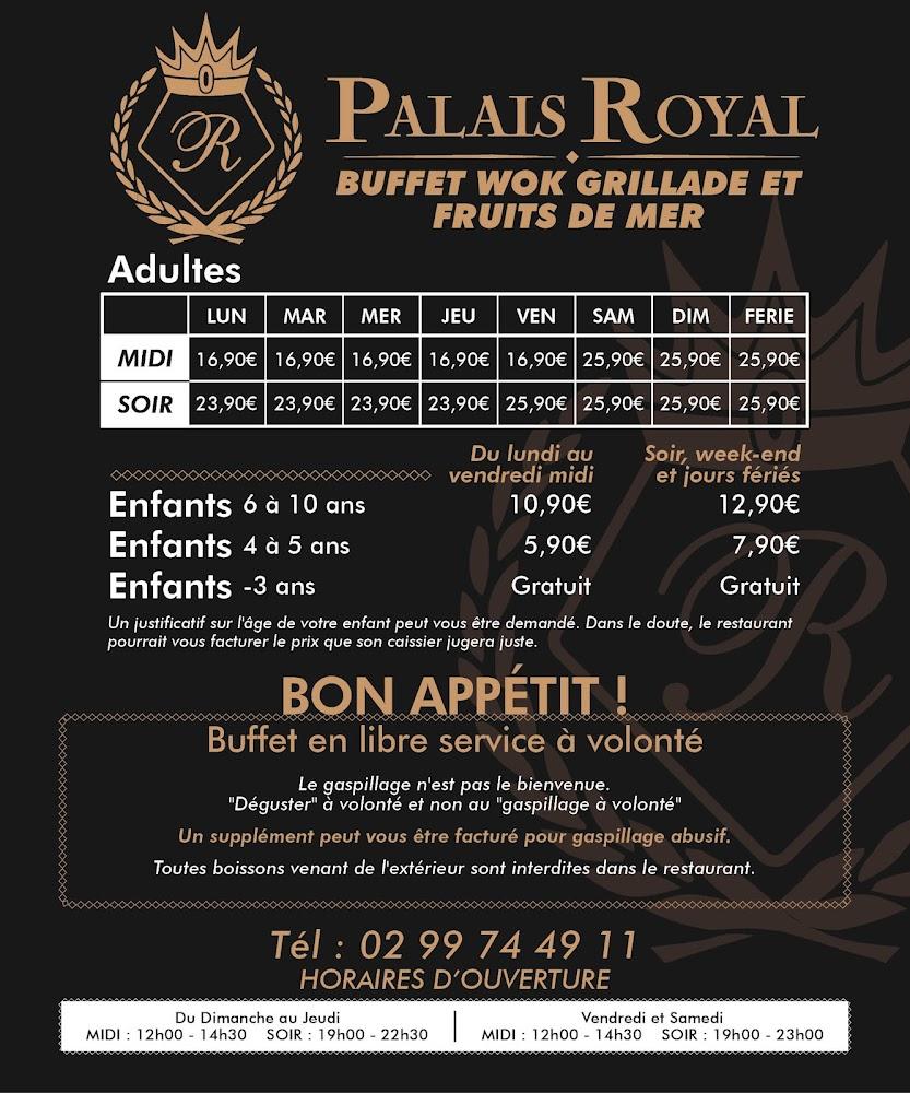 Palais Royal - Menu Image 4